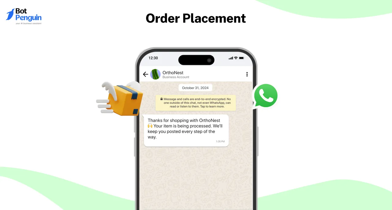 order placement