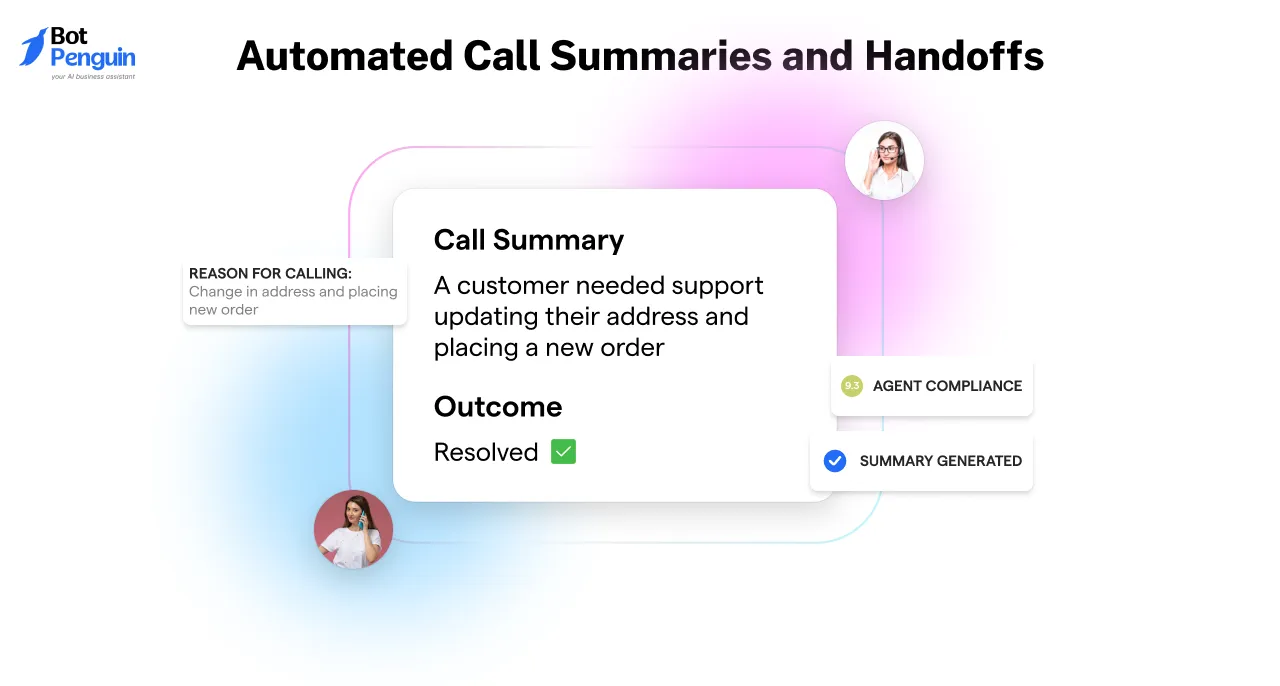 Automated Call Summaries and Handoffs