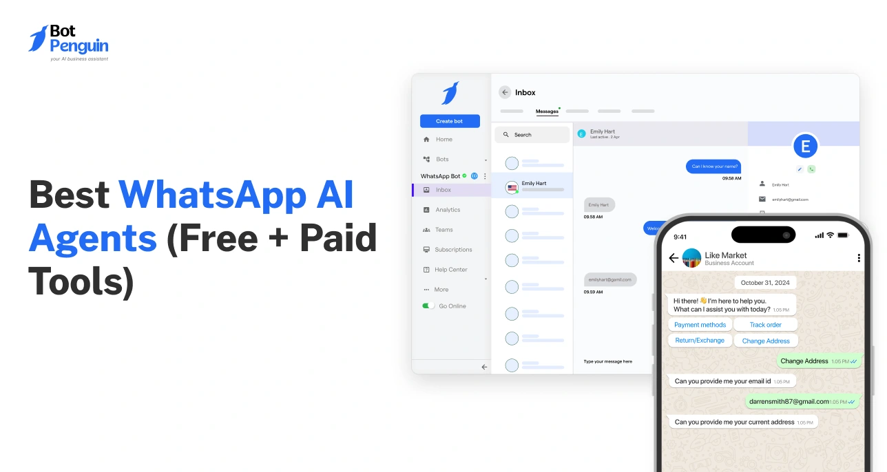 12 Best WhatsApp AI Agents in 2026 (Free + Paid Tools)