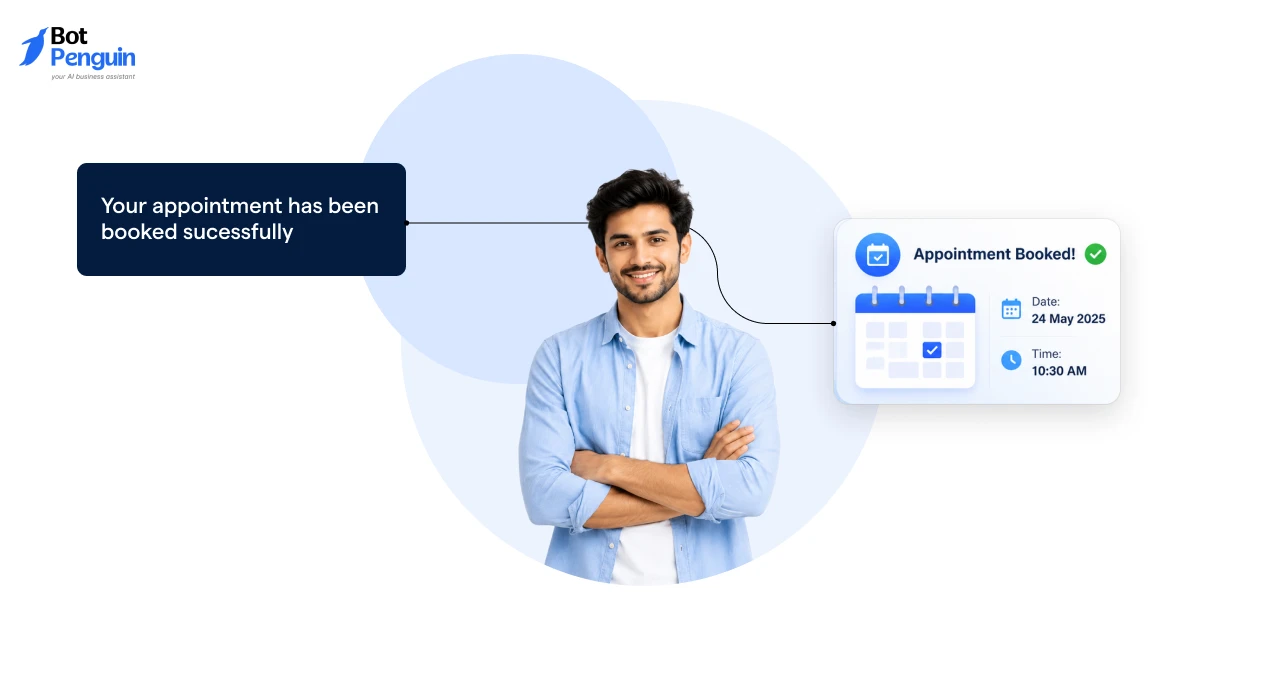 AI appointment booking assistant automating customer scheduling and confirmations