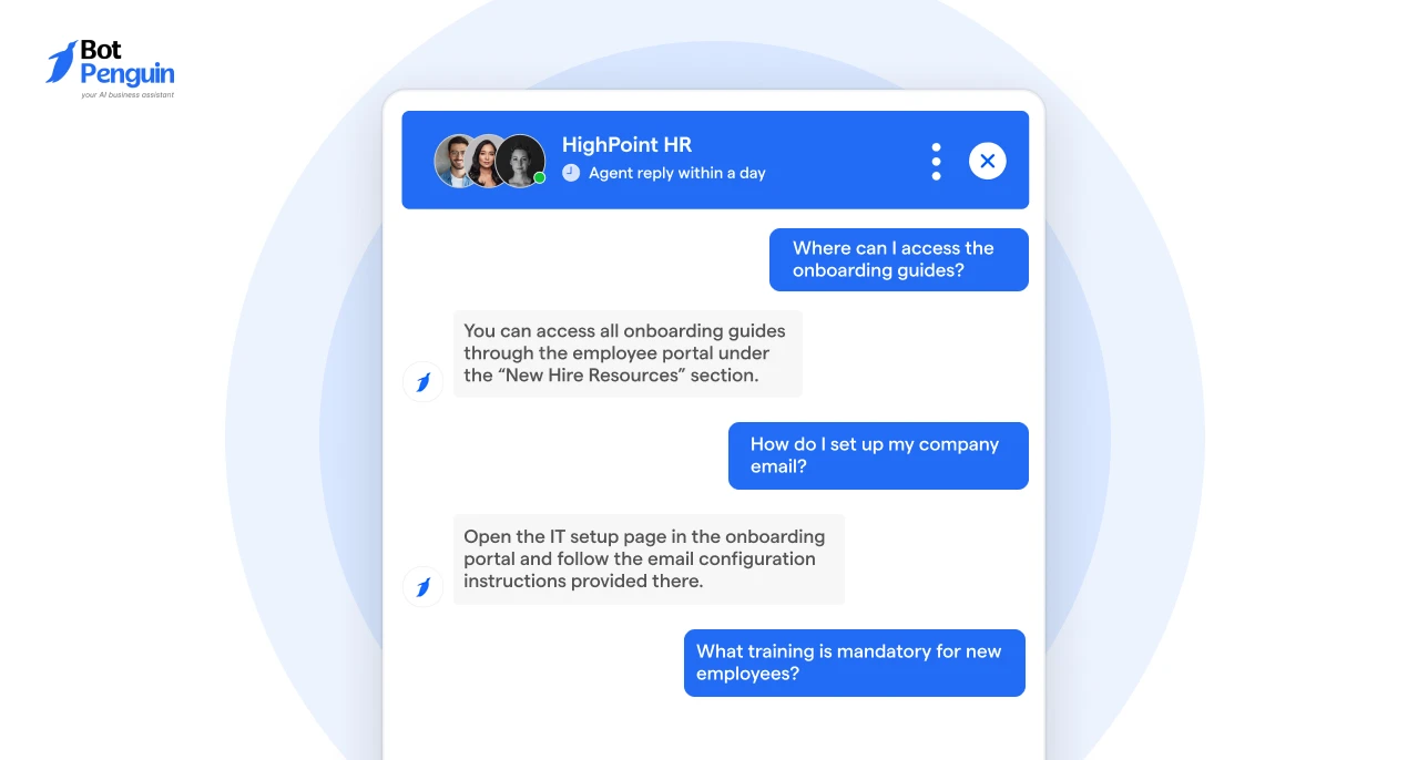 Answering Chatbot Queries