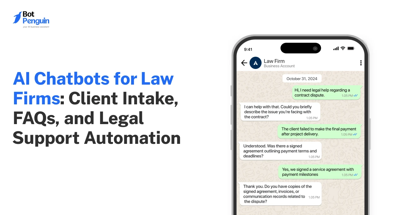 AI Chatbots for Law Firms_ Client Intake, FAQs, and Legal Support Automation
