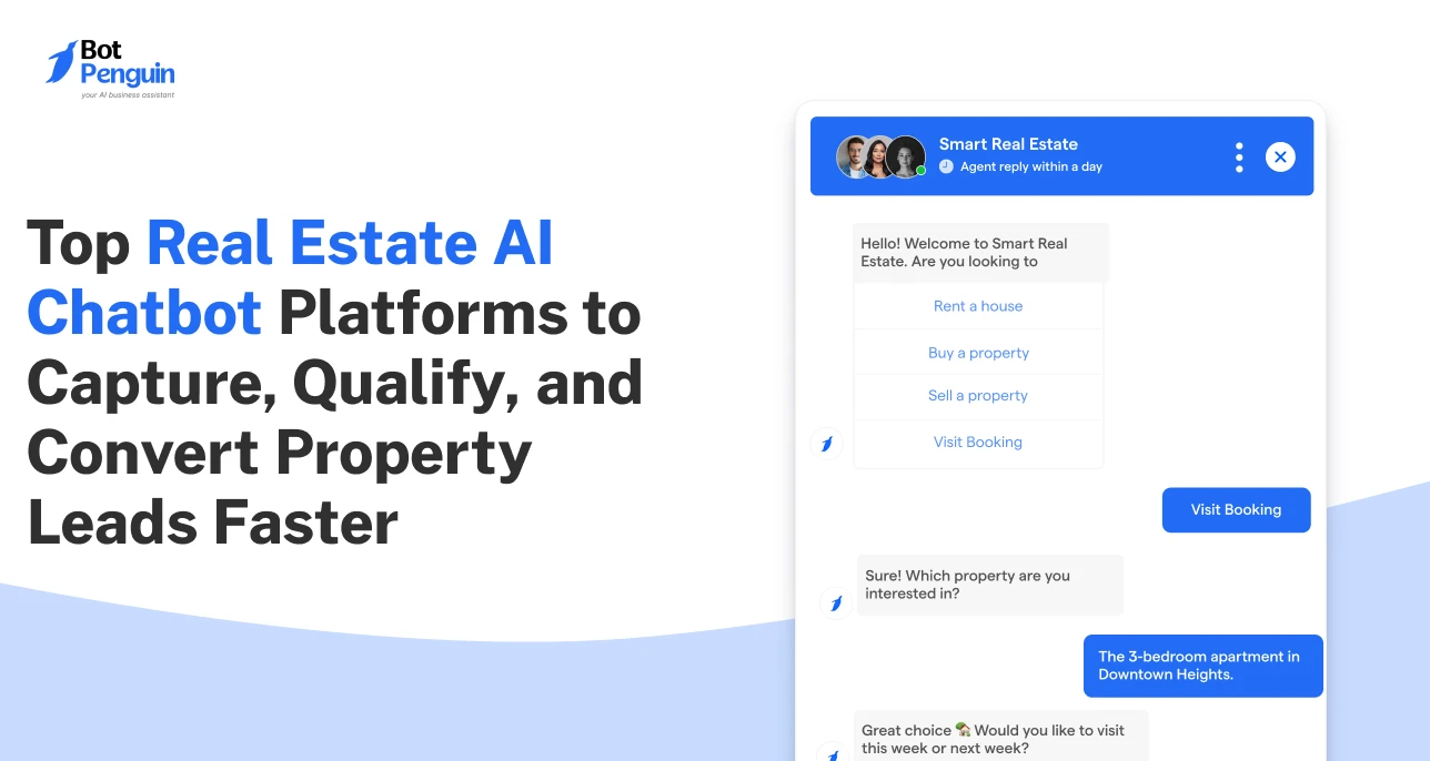 Top Real Estate AI Chatbot Platforms to Capture, Qualify, and Convert Property Leads Faster