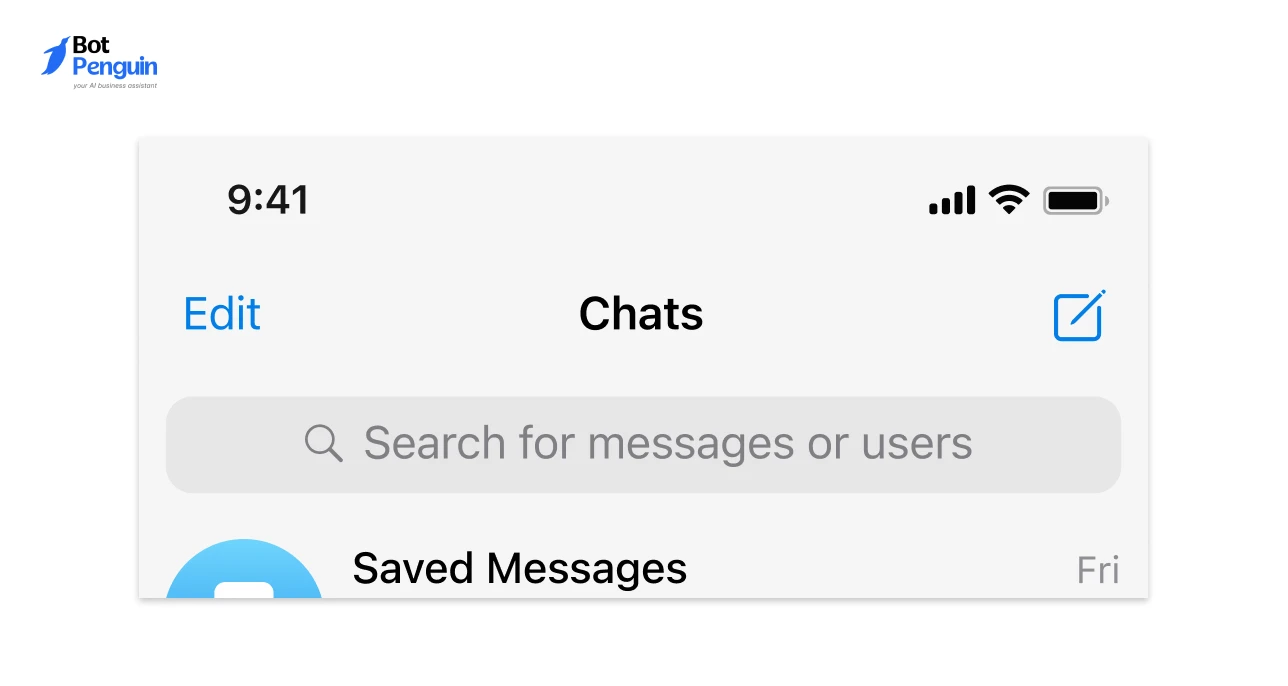How to use the Telegram search bar to quickly find chats, channels, and users
