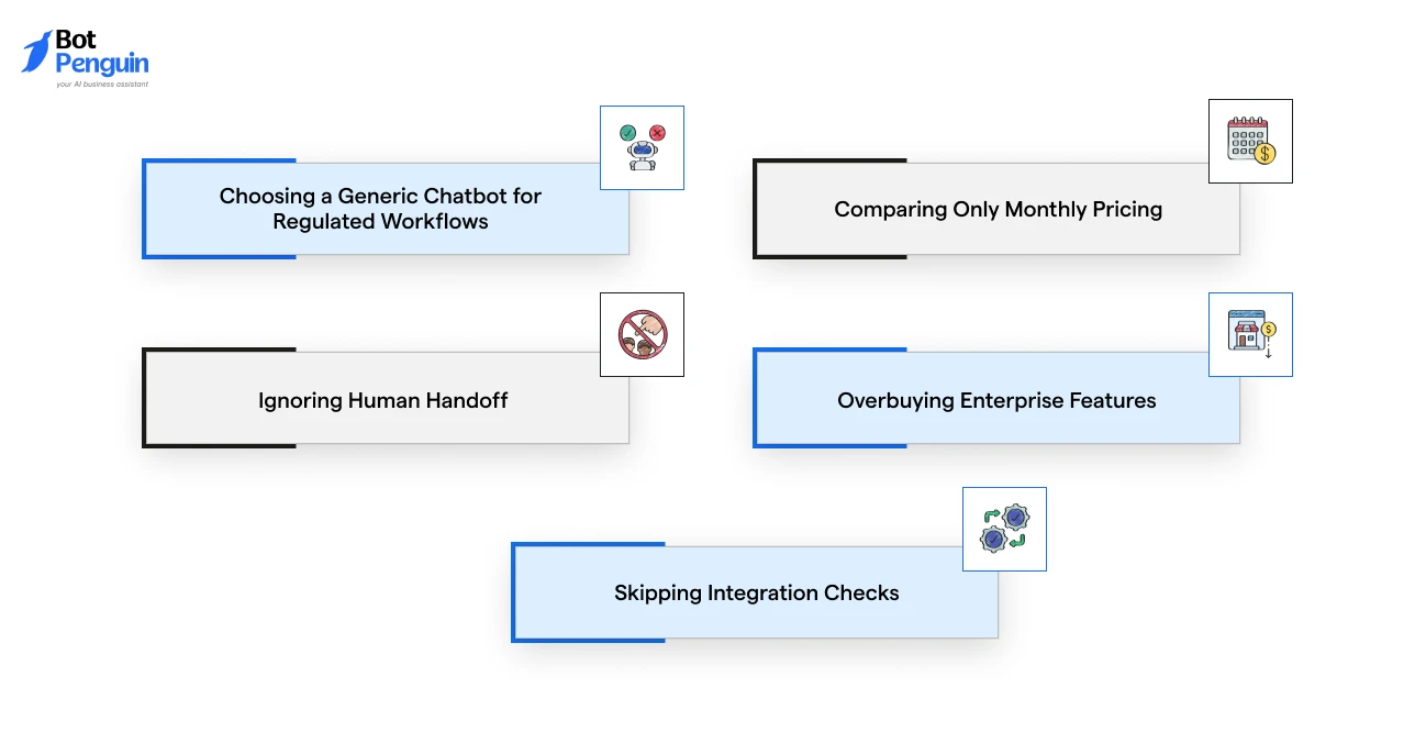 Common Mistakes to Avoid When Choosing a Financial Chatbot Platform
