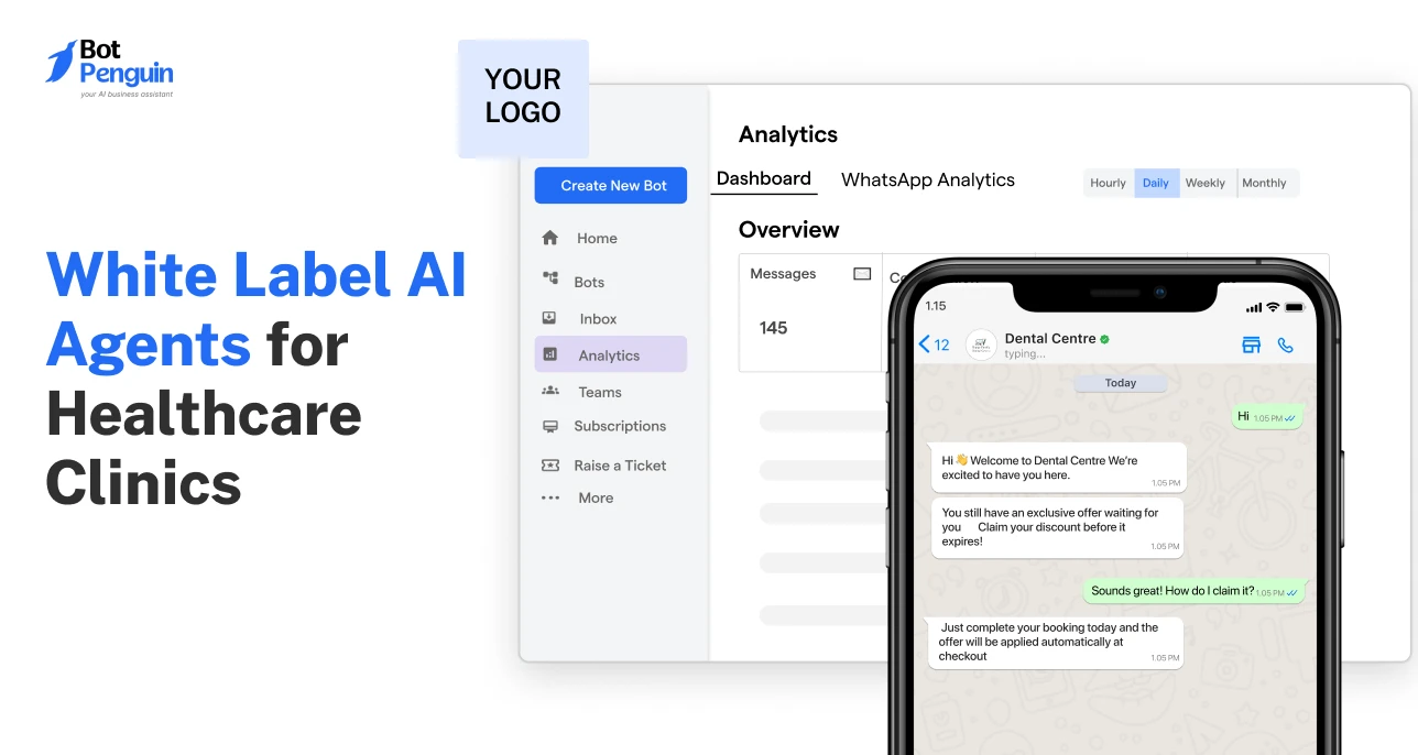 White Label AI Agents for Healthcare Clinics